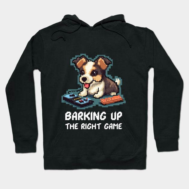 Barking Up the Right Game Hoodie by Creative Cartoon